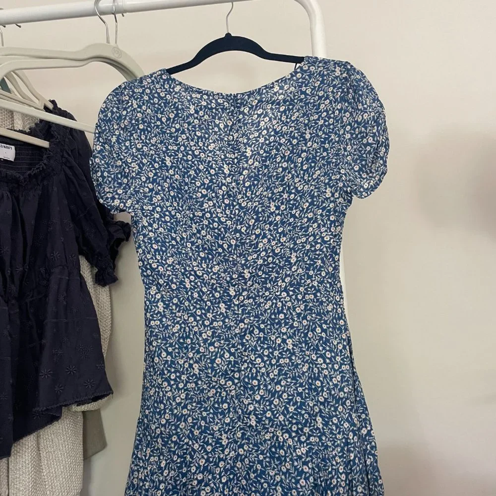 The Sting Mini Dress Blue - Picture 3 of 3